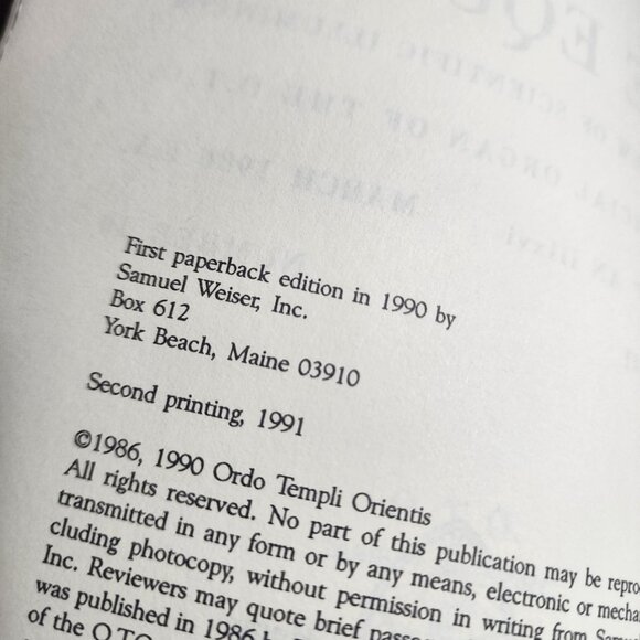 The Equinox:The Review of Scientific Illuminism Vol. 3 No. 10 Rev. 2nd Printing - Picture 10 of 13